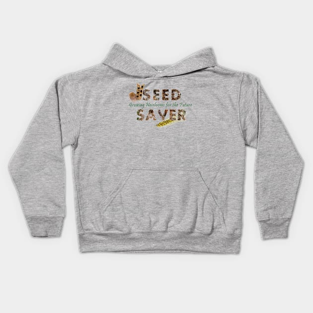 Seed Saver Kids Hoodie by artsandherbs